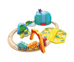 Hape Set Secchiello Del Treno Dei Dinosauri