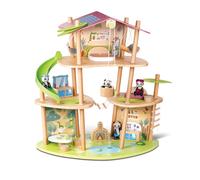 Hape Statuina Della Casa Di Bambù Degli Orsi Panda