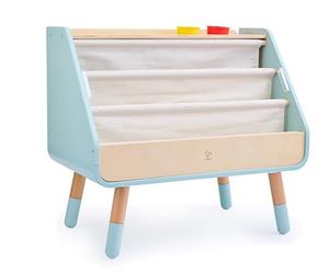 Hape Tavolo da lettura e da disegno - Cavalletto e libreria in uno, lavagna bianca e lavagna 2 in 1, spazio di archiviazione e accessori, tavolo Maltico ergonomico in legno con funzione di