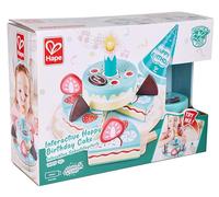 Hape Torta interattiva di compleanno da tagliare, torta suona una canzone di compleanno, applausi e applausi dai 3 anni in su, E3180