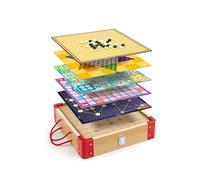 Hape22 Giochi Classici in 1 Set Portatile - Scacchi, Dama, Tris, Ludo & Altro - Gioco Famiglia, Viaggio e Serate Ludiche