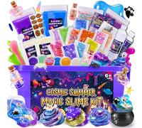 Hapikids Slime Kit Lavoretti Creativi per Bambini, Giochi Bambina 6 7 8 9 10 11 12 Anni Femmina Slime per Bambini Regalo Bimba 6-12 Anni Galaxy Slime Fluffy Pozioni Magiche Bambina Giocattoli