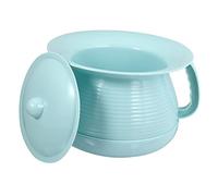 HAPINARY 1 Pc padella sputacchiera in plastica orinatoi ospedalieri per uomini vaso da notte addensato padella anziana vasetto di urina per adulti padella di plastica pp Blue Riutilizzabile