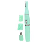 HAPINARY 1 Pc Tagliacapelli Elettrico Per Sopracciglia Rasoi Facciali Per Il Viso Delle Donne Depilatore Viso Elettrico Maniglia Spugnetta Per Il Trucco Con Manico Unghia Addominali Green