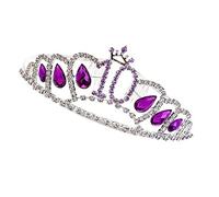 HAPINARY 1 Pz Da Bambina Strass Tiara Decorazione Festa Taglio Di Chioma Decorativa