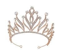 HAPINARY 1 Pz Elegante Tiara Tiara Nuziale Sposa Prop Copricapo Ragazza Per Banchetti Feste Matrimonio