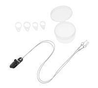 HAPINARY 1 Set Corda anti-smarrimento dell'apparecchio acustico Filo per auricolari Accessorio per clip raccoglitore interruttore del compressore silenziatore nylon Grey