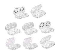HAPINARY 1 Set Di 8 Portaobiettivi Sigillo Trasparente Per Custodie Per Lenti Realizzata in Plastica Resistente E Pratica Per Proteggere E Conservare Le Tue Lenti in Viaggio