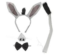 HAPINARY 1 Set fascia d'asino e fascia per asino le piante succulente della coda ' vivono code mascherine the mask per costume da oggetti di scena per costumi da