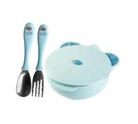 HAPINARY 1 Set Piatto Da Portata In Acciaio Inox Contenitore Per Alimenti Per Bambini Stoviglie In Acciaio Inox Ciotola Per Tenere Al Caldo Ciotola Per Alimenti Per Bambini Contenitore Per