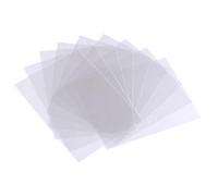HAPINARY 10 Fogli Pellicola Pet Trasparente Resistente Alte Temperature per Imballaggio Scatole Finestra Fogli Plastica Flessibile per Confezionamento Manuale e Meccanico