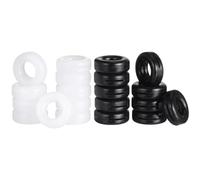 HAPINARY 10 Paia Di Punte in Silicone Per Occhiali Fermaocchiali Rotondi Antiscivolo Adatti A Quasi Tutti I Tipi Di Occhiali