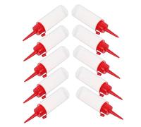 HAPINARY 10 Pezzi Bottiglie Colla in Plastica Ldpe con Beccuccio Fino Tappo Sicuro Flaconi Squeezable per Dosaggio Preciso Colla Olio e Gel