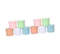 HAPINARY 10 Pezzi Contenitori Per Crema Per Flaconi Cosmetici, Dispenser Per Crema Per Il Viso, Contenitori Per Maschere Di, Contenitori Per Campioni, Scatole Per Il Trucco Vuote,