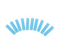 HAPINARY 10 Pezzi Copripenne Antiscivolo in Silicone Blu, Design Ergonomico che Riduce L'affaticamento delle Dita, Adatti per Penne e Penne Gel, per Esami e Scuola