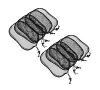 HAPINARY 10 Pezzi Di Retina Per Capelli A Rete Per Parrucche Con Chignon Retine Per Chignon Retine Per La Cura Dei Capelli