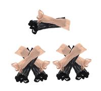 HAPINARY 10 Pezzi Di Retina Per Parrucca A Treccia Retine Per Chioma Elastiche Per Donne Retine Per Chioma Calve Supporto Per Parrucca in Pizzo Per Donne