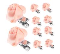 HAPINARY 10 Pezzi Fermagli Per Chioma A Fiore Accessori Per Chioma Per Donna Forcina A Bocciolo Per Compleanno Matrimonio Adatti A Vari Acconciature
