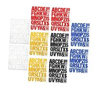 HAPINARY 10 Pezzi Lettere Termoadesive per Tessuti in PU Patch Colorate Resistenti Facili da Applicare con Ferro da Stiro per Abbigliamento Borse e Cappelli DIY