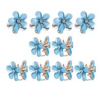 HAPINARY 10 Pezzi Mini Fermagli A Forma Di Fiore Per Chioma Clip in Piccoli Fermagli Per Chioma Per Ragazze A Forma Di Fiore