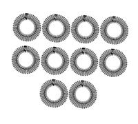 HAPINARY 10 Pezzi Pettine Elastico Circolare Completo Pettine Elastico Per Chioma Porta Fascia Per Chioma
