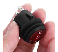 HAPINARY 10 Pezzi premere il pulsante di accensione/spegnimento interruttore a pulsante PA66