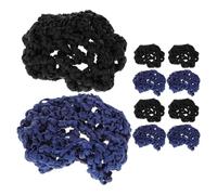 HAPINARY 10 Pezzi Rete per Chioma da Donna Spesso Struttura Rinforzata, Mantiene la Forma e Offre Tenuta Stabile per Acconciature Eleganti in Diverse Occasioni