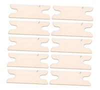 HAPINARY 10 Pezzi Set di Navette per Tessitura in Legno Strumenti per Telai A Mano Bastoncini per Artigianato Fai da Te Uncinetto per Tessitura di Cinture E Cucito di Arazzi