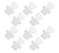 HAPINARY 10 Pezzi Tappi di Paglia in Silicone a Forma di Cuore per Bottiglie d'Acqua e Bicchieri, Funzione di Bilanciamento della Pressione e Prevenzione delle Fuoriuscite