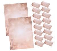 HAPINARY 100 Fogli Carta Lettere Vintage Double-sided Carta Decorativa Retrò per Scrapbooking DIY Journaling e Creazioni Artigianali