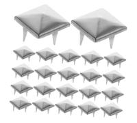 HAPINARY 100 Pezzi Borchie A Punta in Metallo Chiodi A Artiglio Quadrate Decorative Mini Rivetti per Abbigliamento Borchie A Artiglio per Sartoria E Fai-da-Te