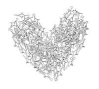 HAPINARY 100 Pezzi Ciondoli A Forma Di Stella Mini Chic Per Realizzare Collane Orecchini Bracciali Accessori Artigianato Fai Da Te