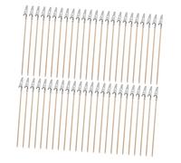 HAPINARY 100 Pezzi Clip Alligatore con in Bamboo Pinze in Resistenti per Modellismo Verniciatura Esposizione Foto e Poster Strumento per Hobby e