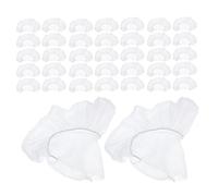 HAPINARY 100 Pezzi Copri Cuscino Usa e Getta U Supporto Elasticizzato per Lettini e Poltrone Spa e Salone Tessuto Non Tessuto Bianco Igienico per Estetiste