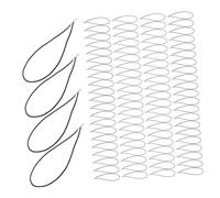 HAPINARY 100 Pezzi di Cinturino Elastico per Il Mento Cordino Elastico con Spinato Corda Elastica Ad Alta Resistenza Fascia Elastica con Spinato