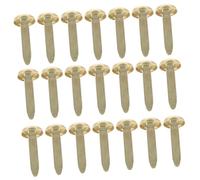 HAPINARY 100 Pezzi Fermagli Rotondi in Metallo Borchie Piccole per Lavori Artigianali Fermagli per Album Carta Abbellimenti Decorativi per Scrapbooking