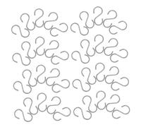 HAPINARY 100 Pezzi Ganci S in Metallo Resistenti al Calore per Forno Ceramica Accessori per Cottura Gioielli e Fusione Vetro Supporto Sicuro per Piccole Ceramiche e