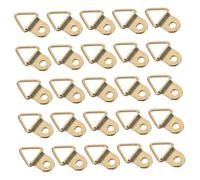 HAPINARY 100 Pezzi Mini Ganci Triangolari Per Appendere Con Viti Ganci Per Triangolari Soluzioni Per Appendere Foto Artigianato Fotografico