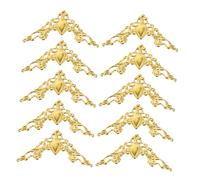 HAPINARY 100 Pezzi Protezione Angoli Mobili in Ferro Staffe Angolari Decorativi Vintage per Libri Scatole e Cornici Facile Installazione e Resistente Accessori