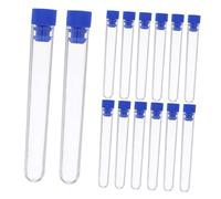 HAPINARY 100 Pezzi Tubo di Campionamento Esperimenti Scientifici Provette Tubo di Plastica con Coperchio Provette da Laboratorio Tubi Chiari Provetta Campione Tubo Campione P.s Trasparente