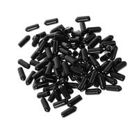 HAPINARY 100pezzi Fascia Testa in Gomma Tappi Terminali Per Cerchietti Protezioni Per Fermagli Per Capelli Accessori Fai Da Te Di Ricambio Per Cerchietti