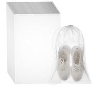 HAPINARY 100pezzi Sacchetti Organizer in Non Coulisse Trasparenti Per Viaggi e Casa Adatti Per Riporre Vestiti Scarpe e Articoli Vari