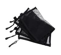 HAPINARY 10pezzi Borse Rete Con Zip Organizer Per Cosmetici e Materiale Da Scrittura Per Viaggi e Vacanze Leggere e Pratiche