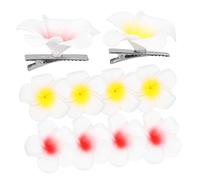 HAPINARY 10pezzi Clip Per Capelli Fiori Hawaiiani Fermagli Per Capelli Estivi Fiori Forcina Forma Di Coccodrillo Per Ragazze