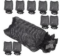HAPINARY 10pezzi Fascia Per Capelli in Rete Cuffie Per Parrucche Donna Retina Elastica Per Capelli Copriparrucche Leggero e Traspirante