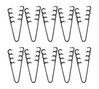 HAPINARY 10pezzi Pettine Volumizzantper Capelli Denti Larghi Strumento per Styling Frangia Riduce Elettricità Statica Adatto per Viaggi per Tutti i Tipi di Capelli
