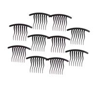 HAPINARY 10pezzi Pettini Per Capelli Denti Larghi Fermaglio Laterale Per Donne Pettine Denti Larghi Per Fissare Capelli Fini e Sottili Accessori Per Decorativi