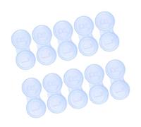 HAPINARY 10pezzi Porta Obiettivi Insieme Contenitori Impermeabili Per Per Viaggi e Uso Blu Trasparente