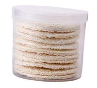 HAPINARY 10pezzi Spugna Per Cosmetici in Luffa Dischetto Detergente Riutilizzabile Per Pulizia Del Volto Rimozione Del Cosmetico e Portatile