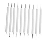 HAPINARY 10pezzi Strumenti per Goffratura Doppia estremità Kit DIY per Pittura su Strumento di Tracciamento per Arte Incisa di Punteruoli per Punteggiatura in Argilla